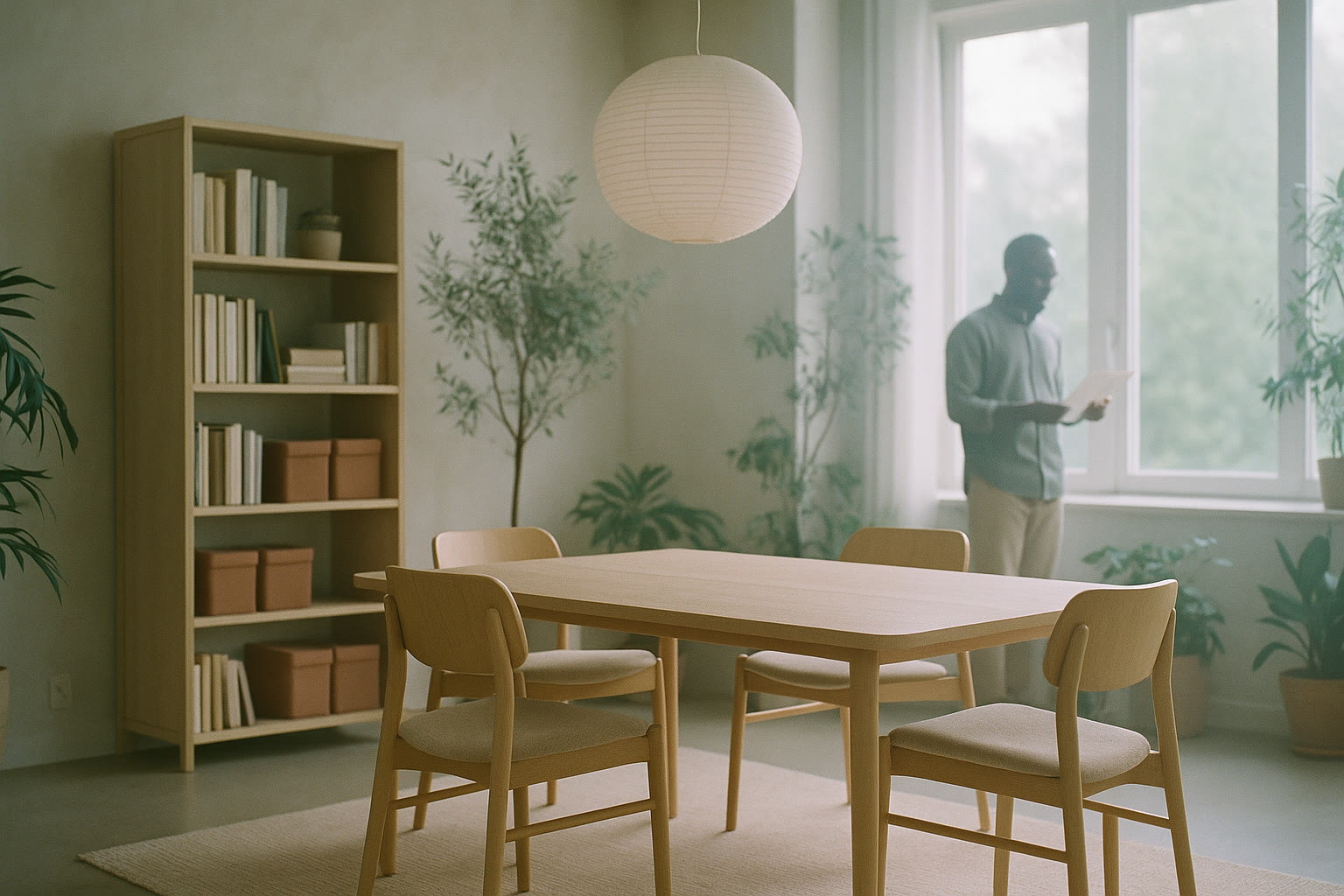 A quiet corner of the KBL office